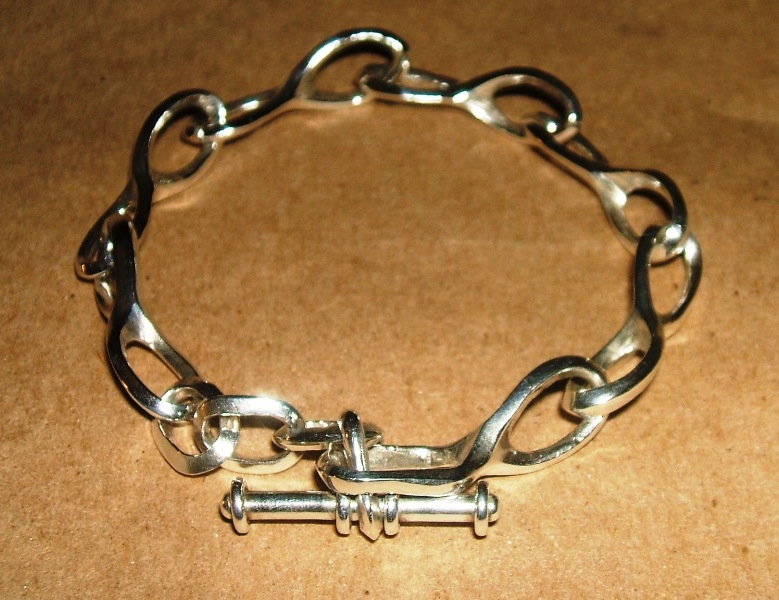 sterling silver link bracelet 01 marshall hansen design c
