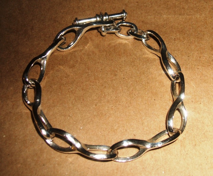 sterling silver link bracelet 05 marshall hansen design c