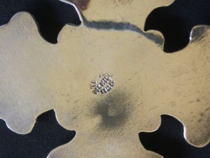 Taxco silver cross pendant 3