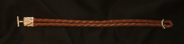 Bola bracelet cast sterling toggle and keeper c MHD