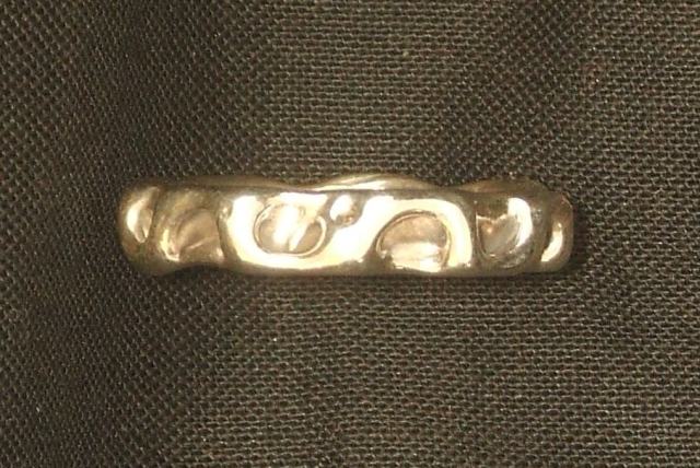 cast sterling ring sz 5.5 02