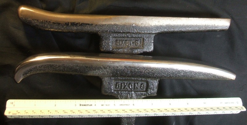 Dixon Grobet stakes #8 and 9 silversmith metalsmith raising forming pair