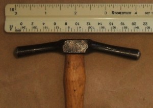 Dixon #1 Embossing Hammer side
