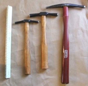 Dixon 1,2,8 Embossing hammers a